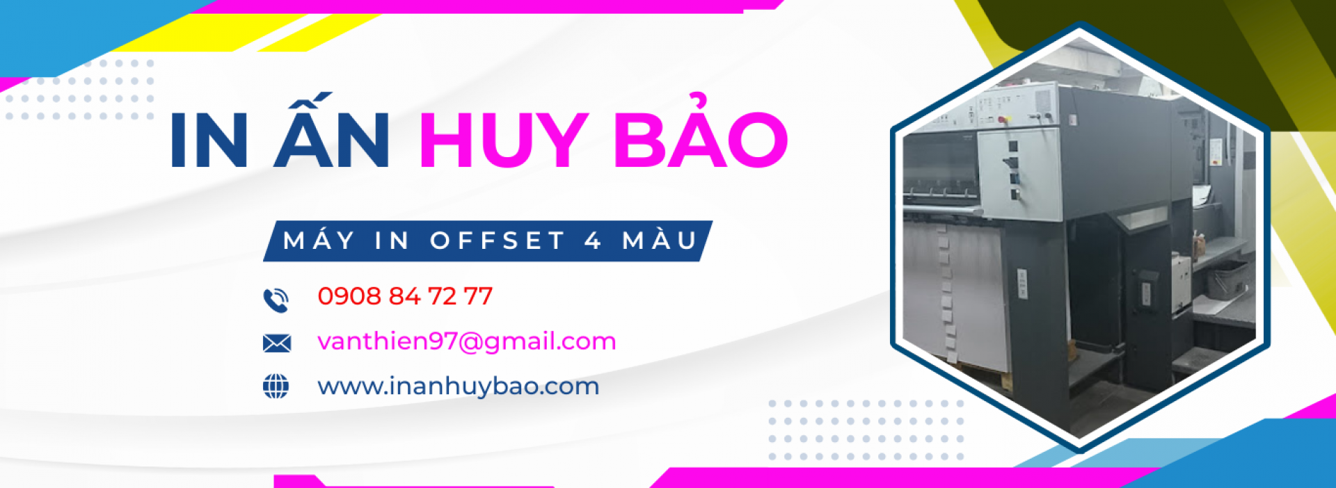 máy in offset 4 màu